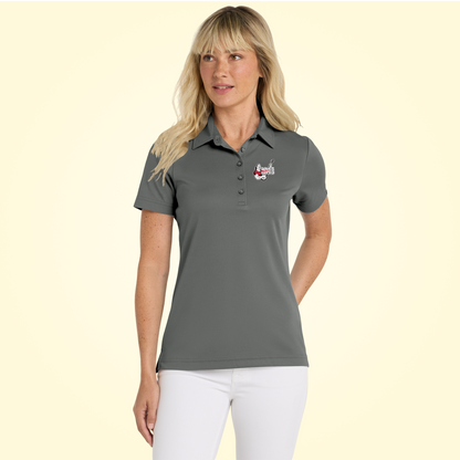 Oceanside Polo Shirt for Women, Stylish Golf Shirt with Dave's Killer Bread Logo
