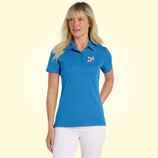 Oceanside Polo Shirt for Women, Stylish Golf Shirt with Dave's Killer Bread Logo