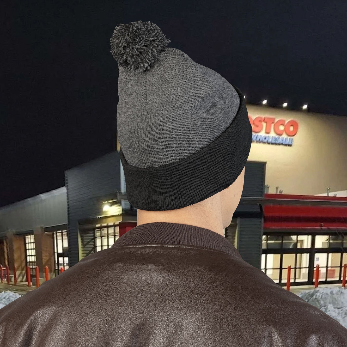 Wonderbread Embroidered Pom-Pom Knit Cap – TastyKake Logo