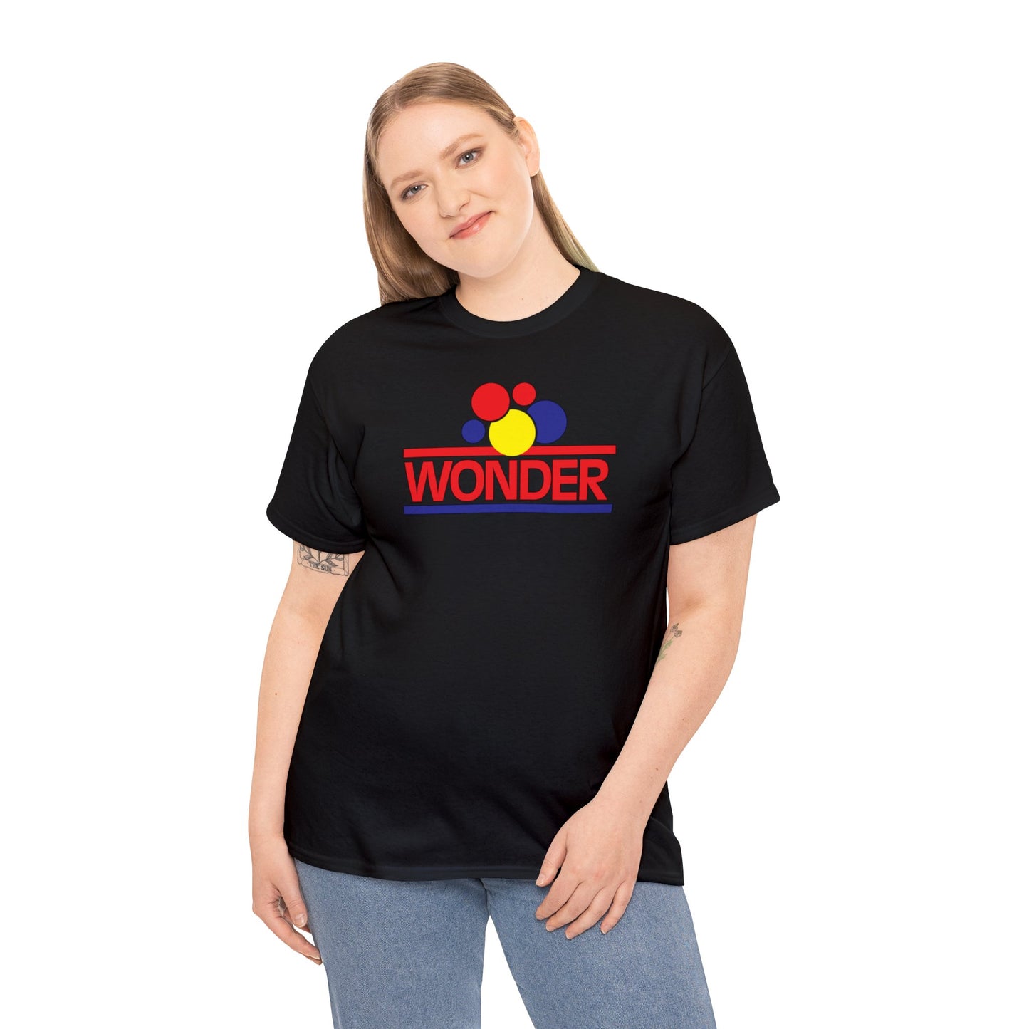 Unisex Heavy Cotton Tee, Wonder bread