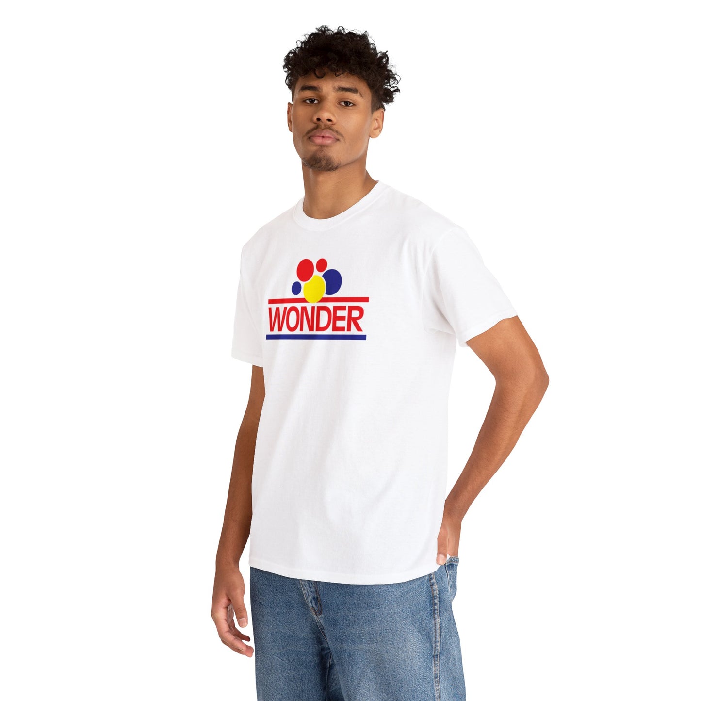 Unisex Heavy Cotton Tee, Wonder bread