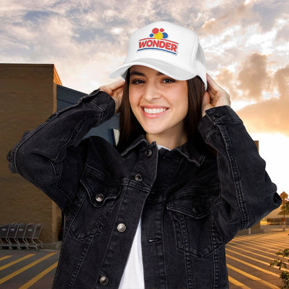Wonderbread Embroidered Vintage Patch Trucker Hat