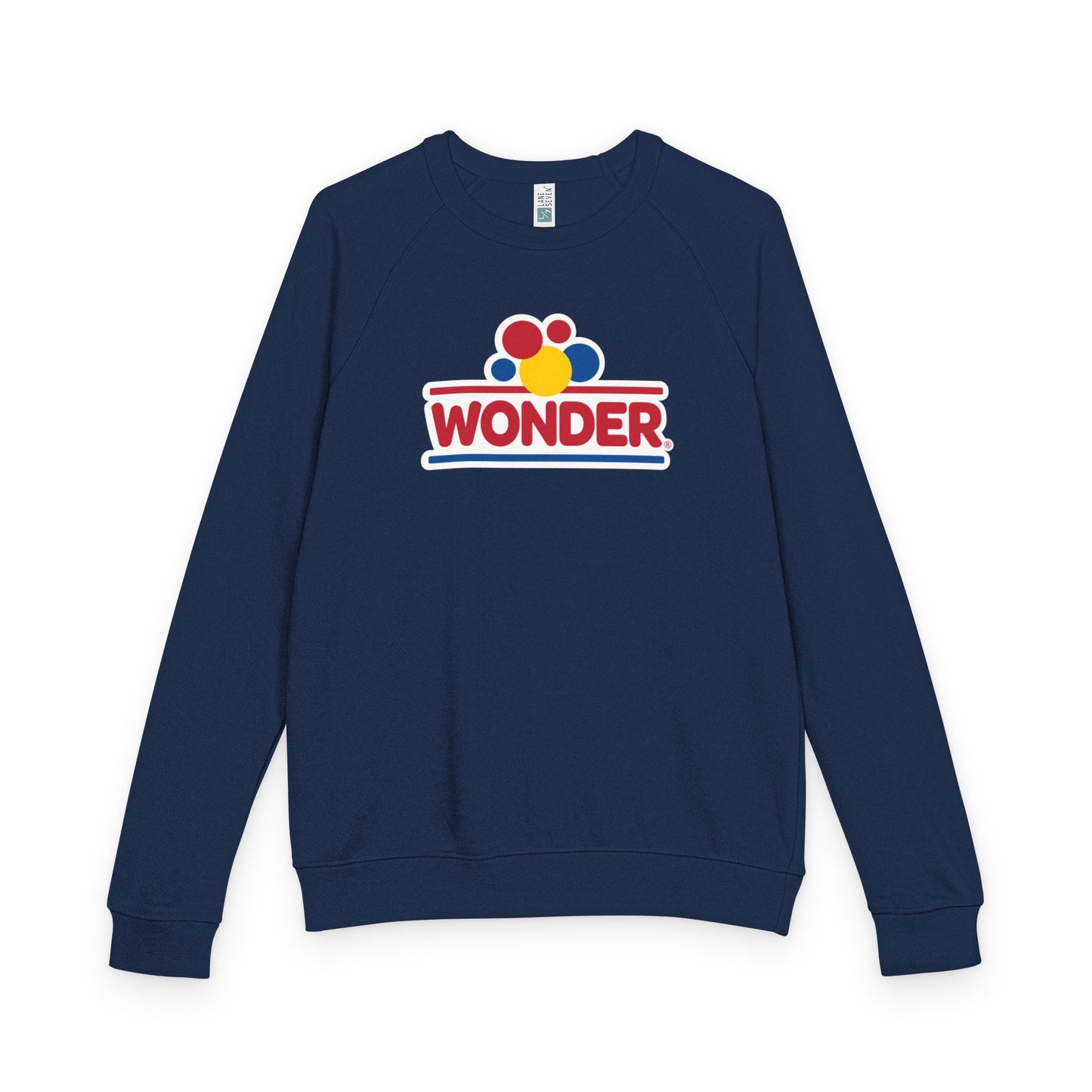 Crewneck Sweatshirt — Retro Colorful Wonder Bread Graphic