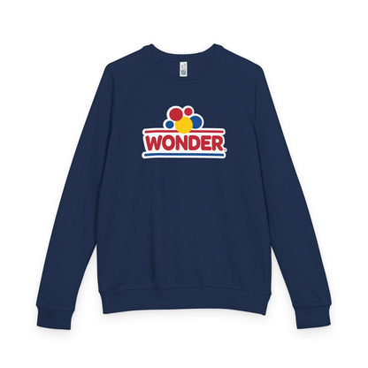 Crewneck Sweatshirt — Retro Colorful Wonder Bread Graphic