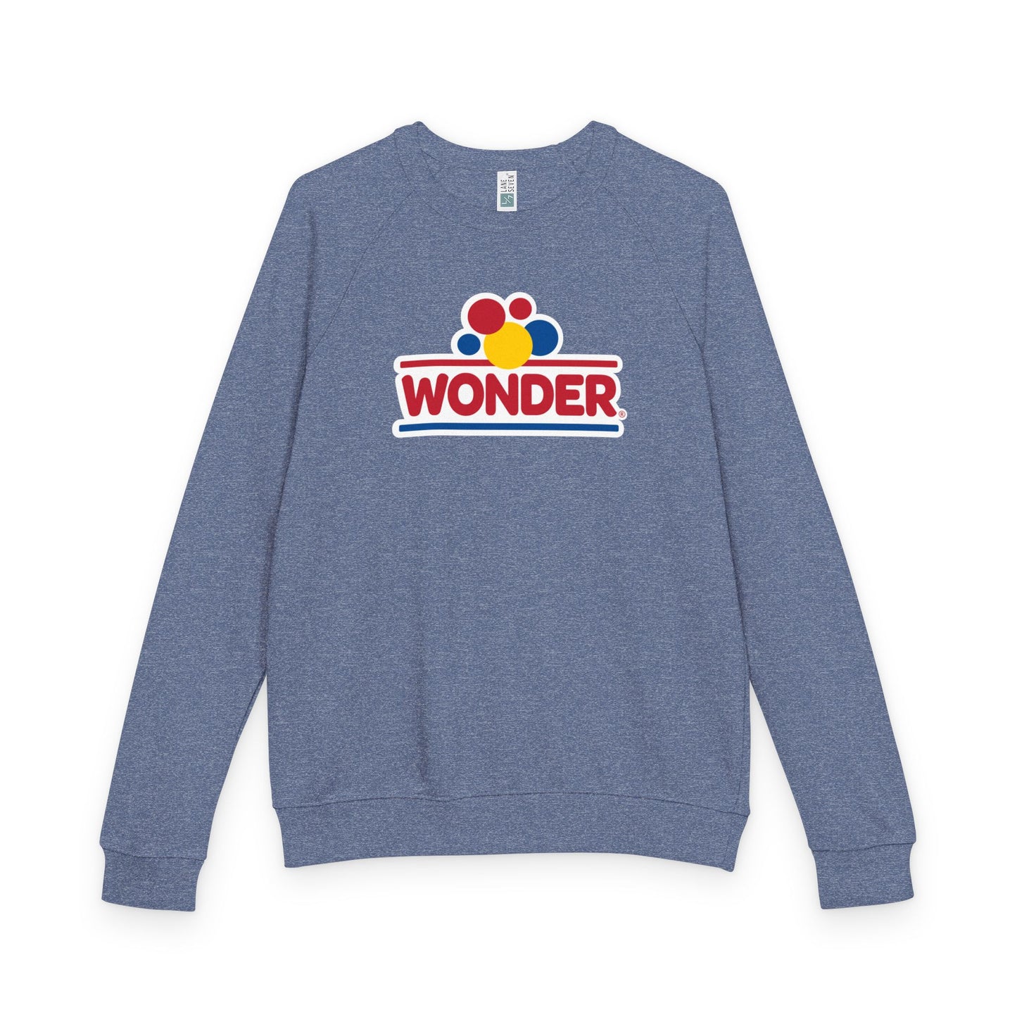 Crewneck Sweatshirt — Retro Colorful Wonder Bread Graphic