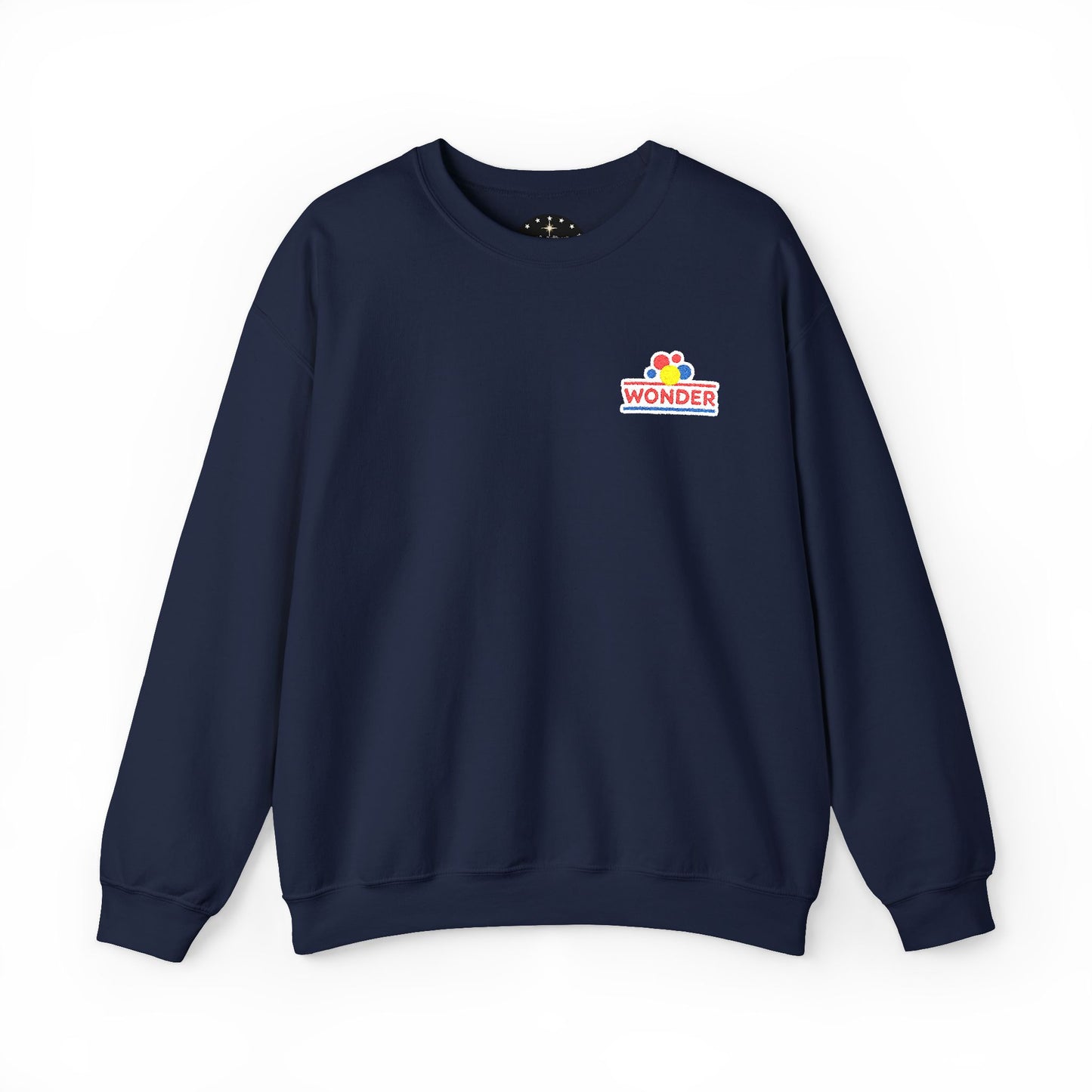 Vintage Crewneck Sweatshirt with Wonder Bread Embroided logo