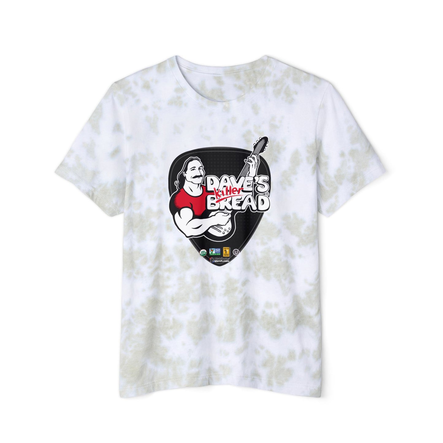 Dave's Killer Bread Unisex Tie-Dye Graphic Tee – Casual Cool Vibes, Music Lovers Shirt, Festival Fashion, Gifting for Foodies, Summer Wardrobe Essential
