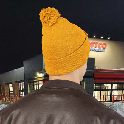 Wonderbread Embroidered Pom-Pom Knit Cap – TastyKake Logo