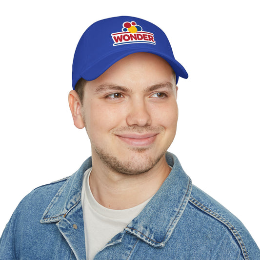 Low Profile Baseball Cap with embroidered Wonder bread Hat