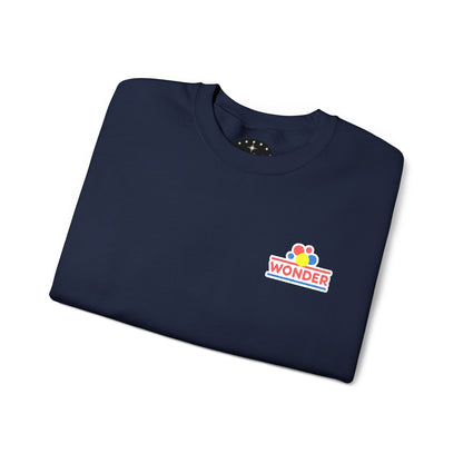 Vintage Crewneck Sweatshirt with Wonder Bread Embroided logo