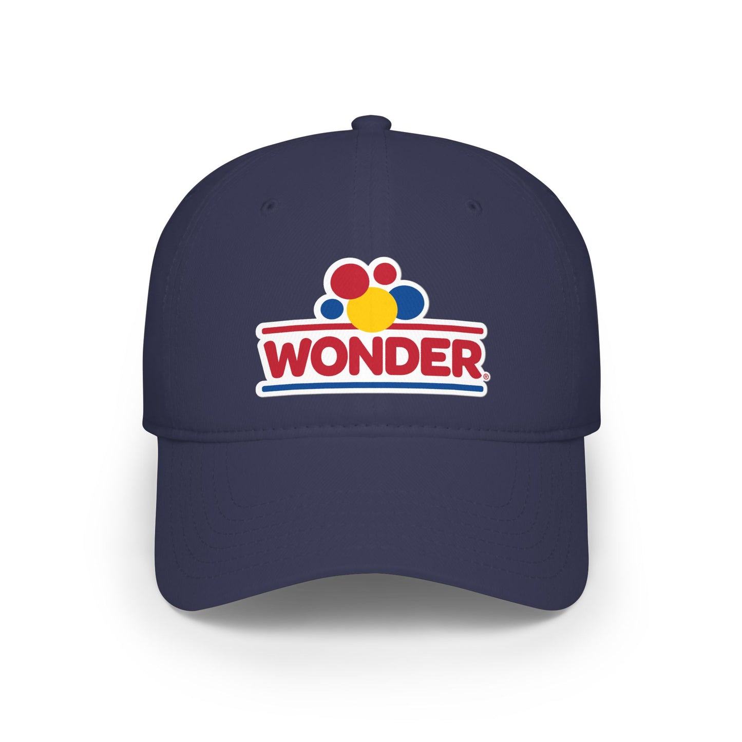 Low Profile Baseball Cap with embroidered Wonder bread Hat
