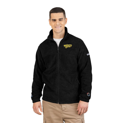 Nature's Own Columbia Embroidered Fleece Jacket "Goodness is in Our Nature" Back