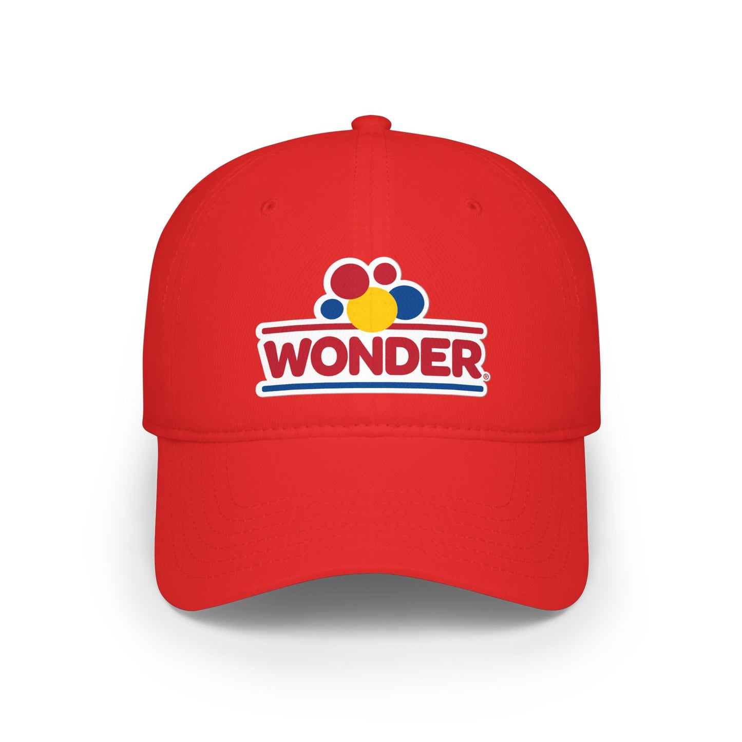 Low Profile Baseball Cap with embroidered Wonder bread Hat
