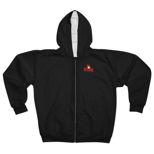 Wonder bread Hoodie Unisex Charcoal (AOP)