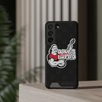 Phone Case With Card Holder, Dave's Killer Bread Logo.