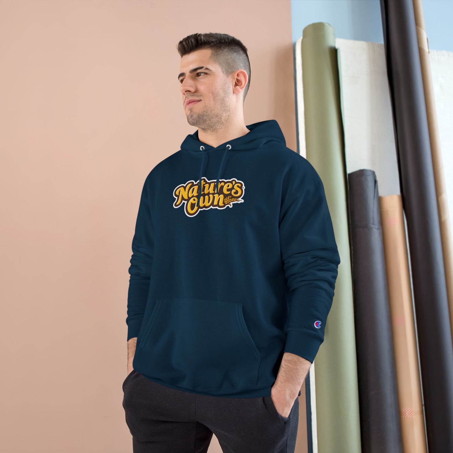 Nature's Own Logo Hoodie — Champion-Style Pullover for Fans of Goodness is in our Nature
