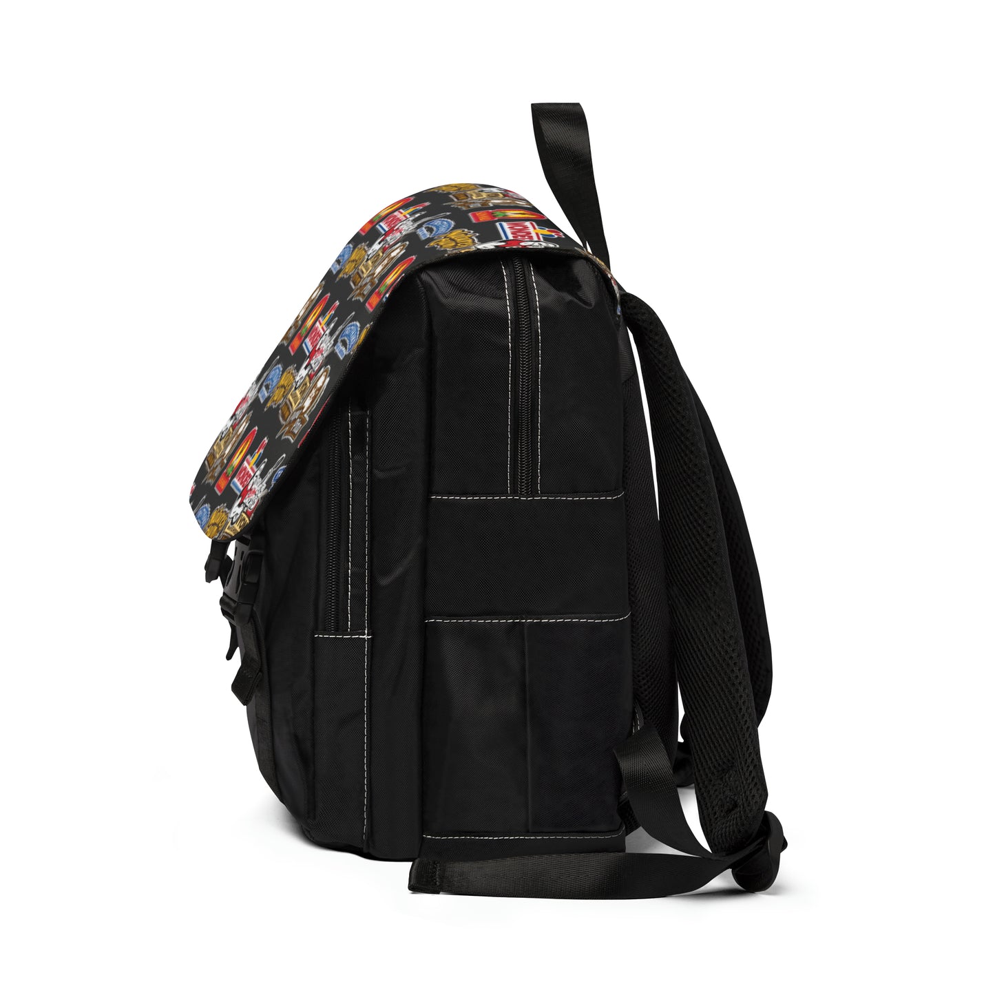 Unisex Casual Shoulder Backpack ALL LOGOS