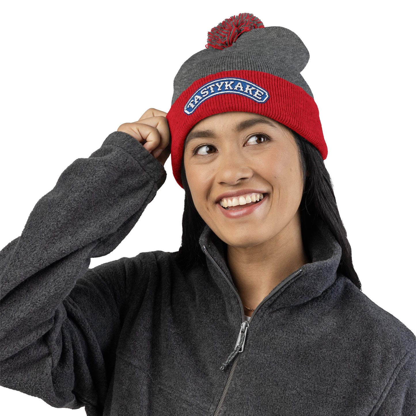 TastyKake Embroidered Pom-Pom Knit Cap – TastyKake Logo