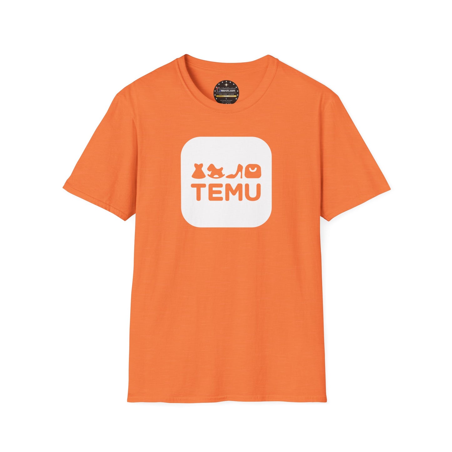 T-Shirt with Temu logos for Delivery drivers