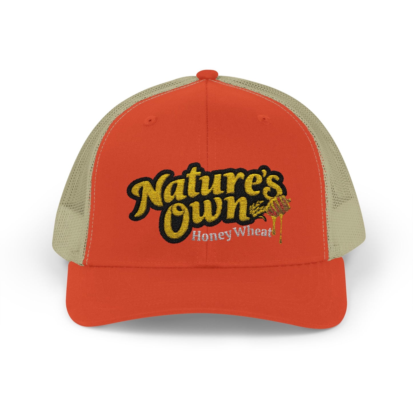 Nature's Own Honey Wheat Embroidered Cap Hat