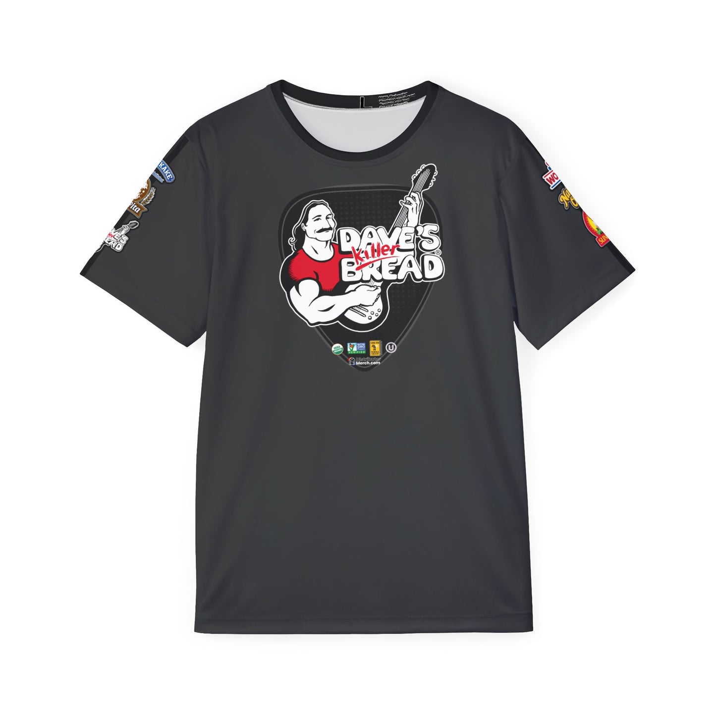 CARBON, Camiseta deportiva para hombre DKB, ¡Logos laterales!