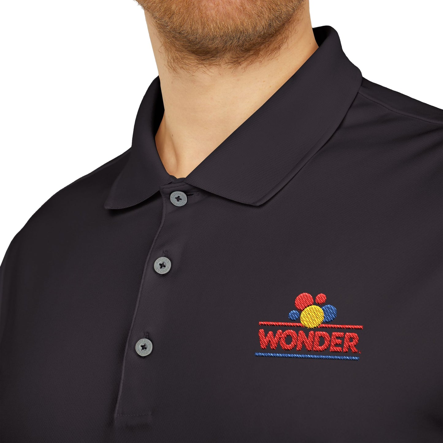 Embroidered Adidas Wonder Bread Unisex Performance Polo shirt