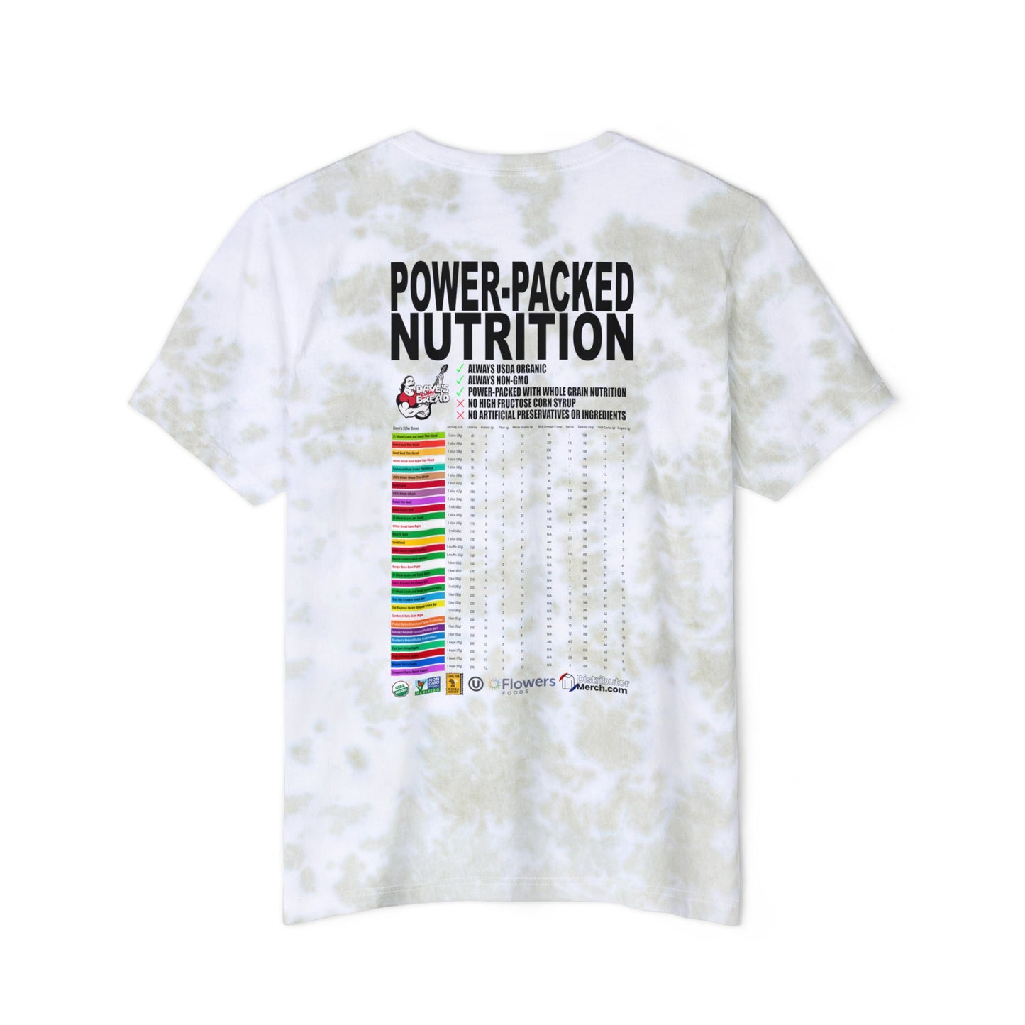 Dave's Killer Bread Unisex Tie-Dye Graphic Tee – Casual Cool Vibes, Music Lovers Shirt, Festival Fashion, Gifting for Foodies, Summer Wardrobe Essential