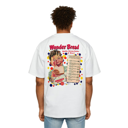 T-shit, Wonder Bread, vintage, back and front design, Men's Heavy Oversized