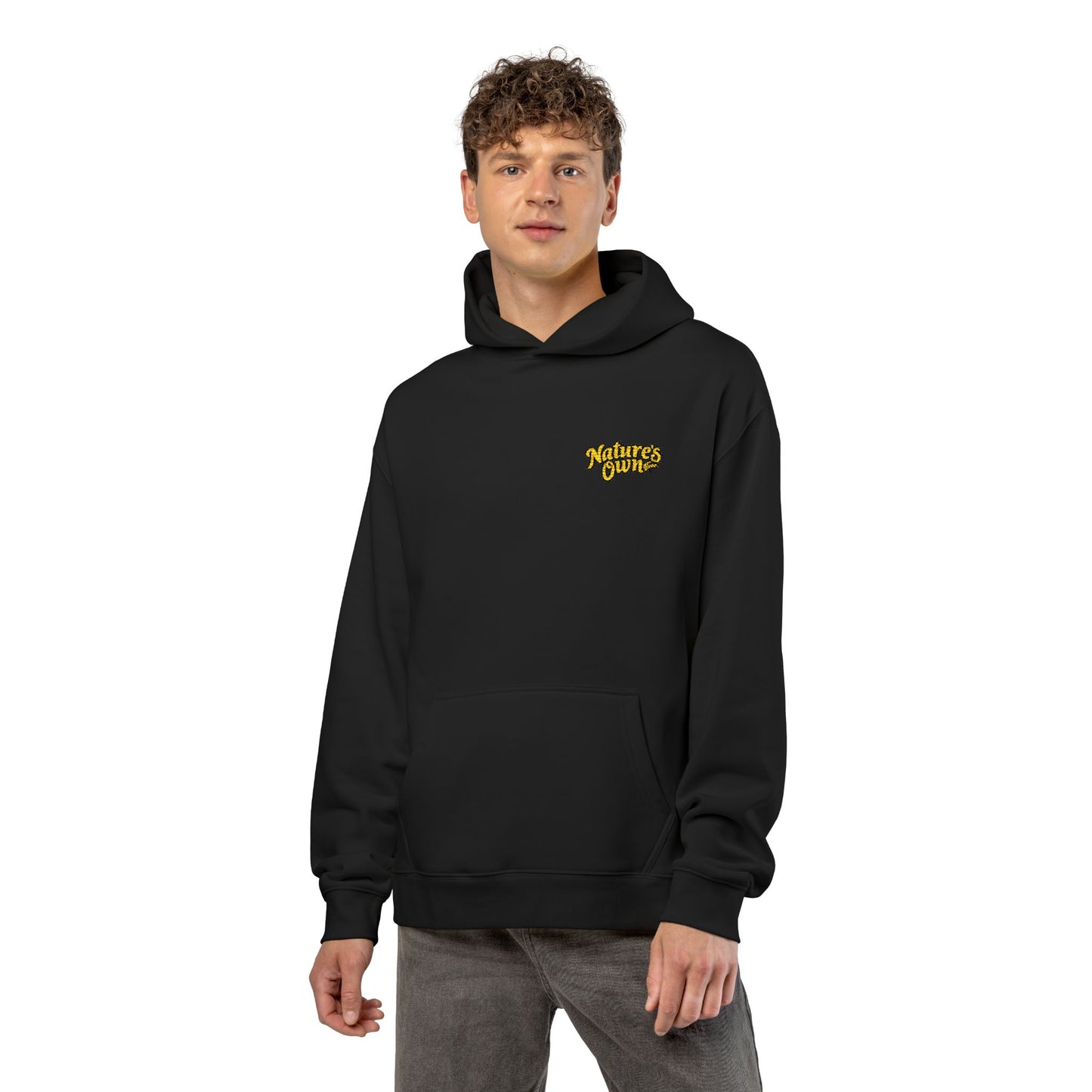Relaxed Hoodie with Embroidered Nature's Own Logo
