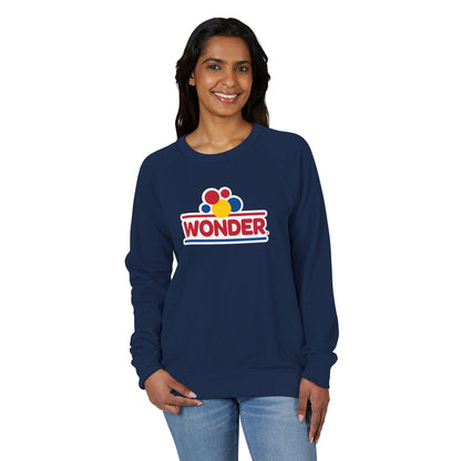 Crewneck Sweatshirt — Retro Colorful Wonder Bread Graphic