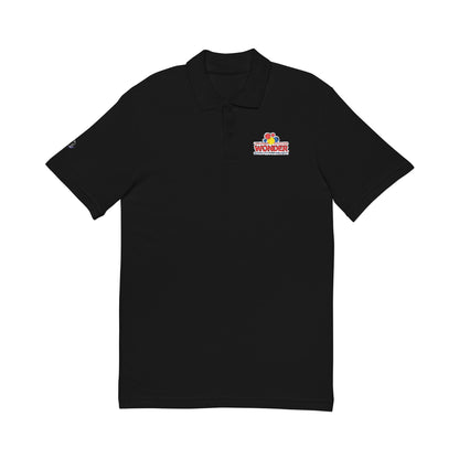 Polo Shirt with Wonder bread Embroidered front and back Logos