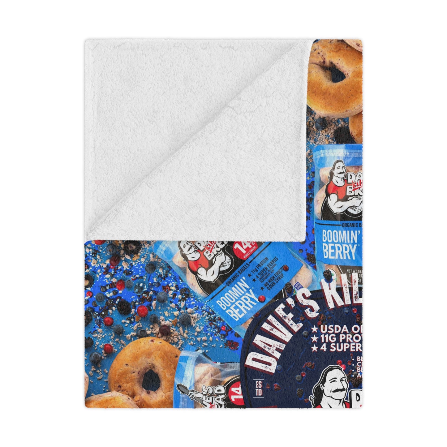 Minky Blanket DKB BERRY BAGELS