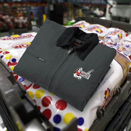Unisex Work Jacket, Embroidered Dave's Killer Bread logo