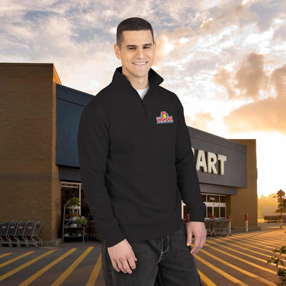 Wonderbread Embroidered Floral Wave Quarter-Zip Pullover