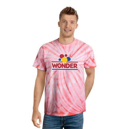 Retro Tie-Dye Tee, Wonder Bread Graphic Shirt, Vintage Cyclone Shirt, Fun Summer T-Shirt, Casual Wear, Gift for Food Lovers, 80s Nostalgia