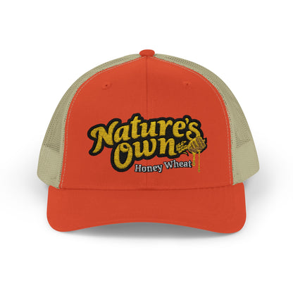 Nature's Own Honey Wheat Embroidered Cap Hat