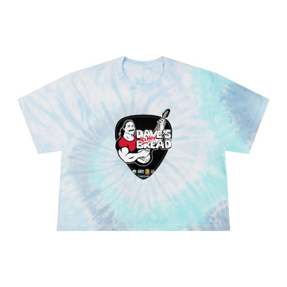 Dave's Killer Bread Women's Tie-Dye Crop Tee, Summer Fashion Top, Trendy Casual Wear, Unique Gift Idea, Boho Style Shirt, Festival Outfit