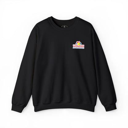 Vintage Crewneck Sweatshirt with Wonder Bread Embroided logo
