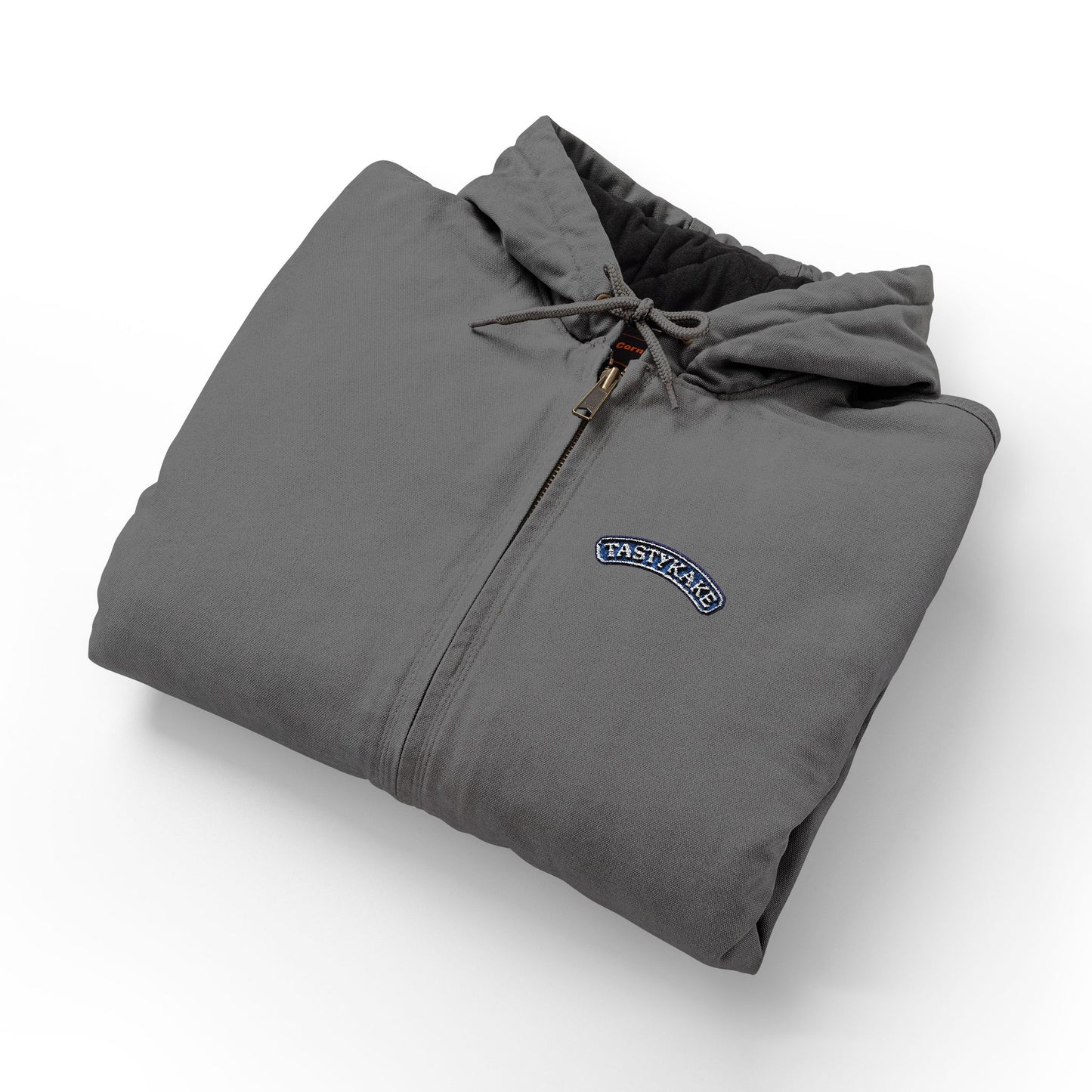 TastyKake Embroidered Duck Cloth Work Jacket — Men's Hooded Outdoor Workwear