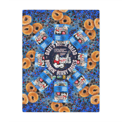 Minky Blanket DKB BERRY BAGELS