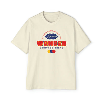 T-shit, Wonder Bread, vintage, back and front design, Men's Heavy Oversized