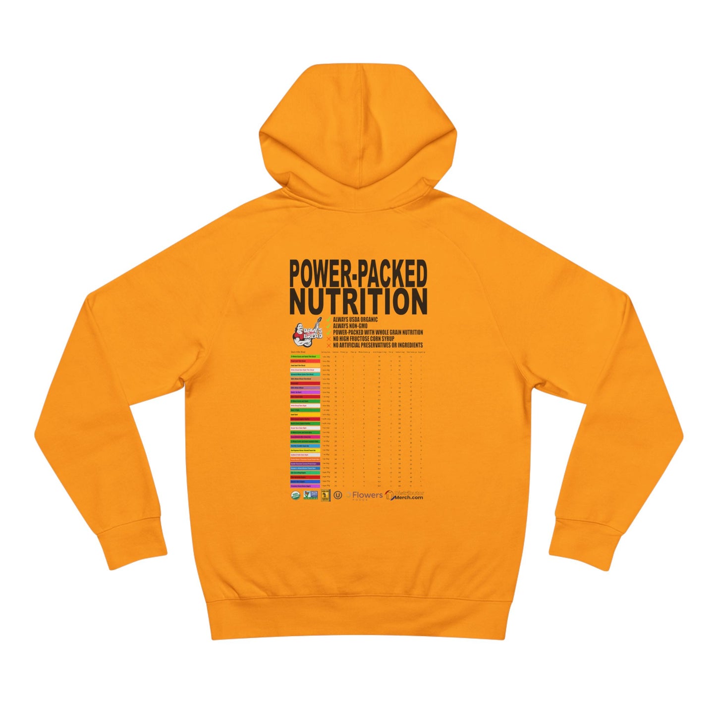 Unisex Supply Hoodie with Dave's Killer Bread Logo