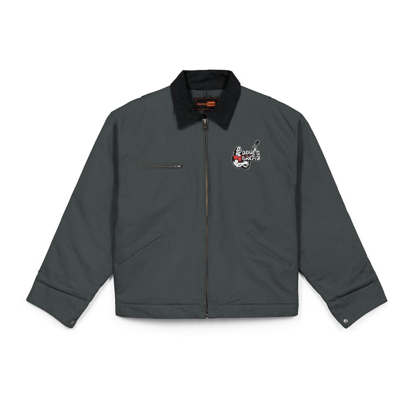 Unisex Work Jacket, Embroidered Dave's Killer Bread logo