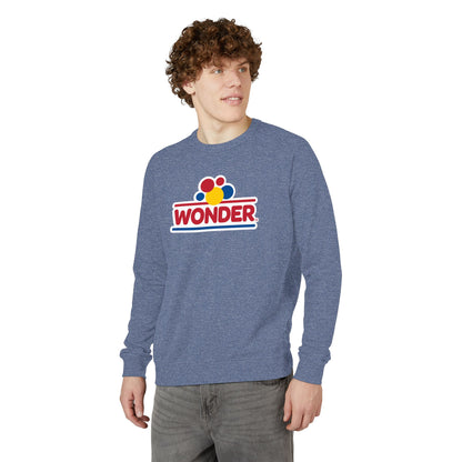 Crewneck Sweatshirt — Retro Colorful Wonder Bread Graphic