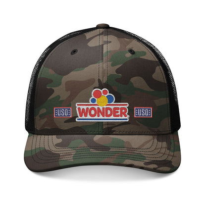 Wonderbread USO Camo Embroidered Trucker Hat