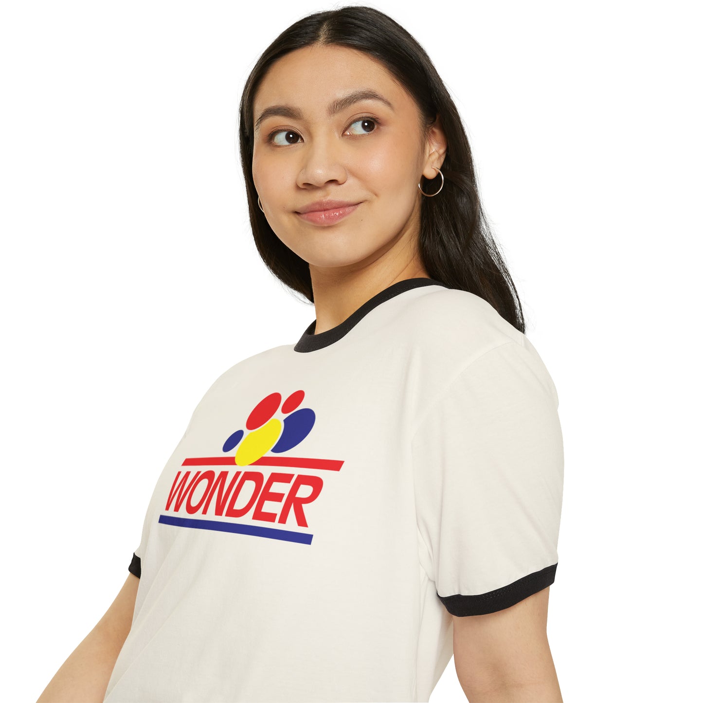 Wonder bread Cotton Ringer T-Shirt  Unisex