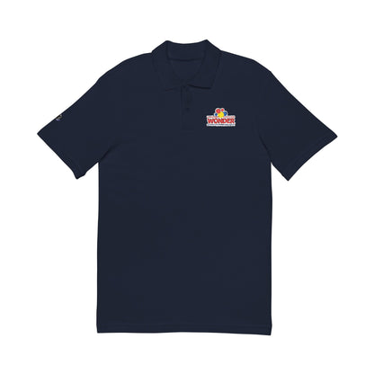 Polo Shirt with Wonder bread Embroidered front and back Logos