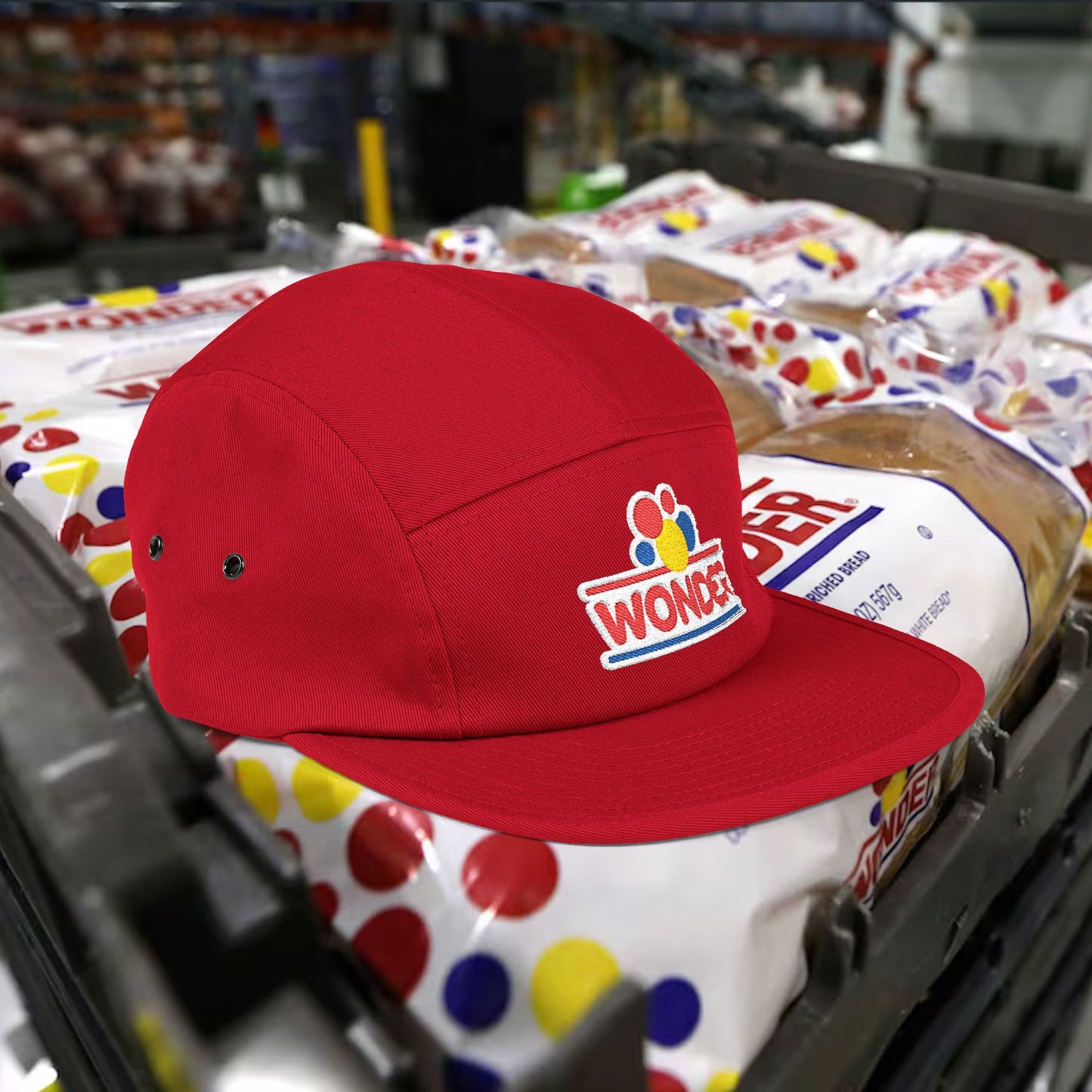 Wonderbread Embroidered 5-Panel Cap