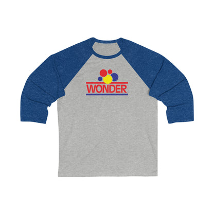 T-Shirt, Wonder bread, Vintage, Unisex 3\4 Sleeve Baseball Tee