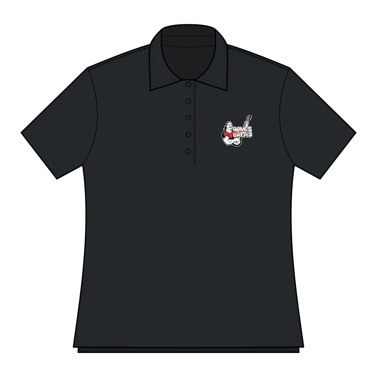 Oceanside Polo Shirt for Women, Stylish Golf Shirt with Dave's Killer Bread Logo